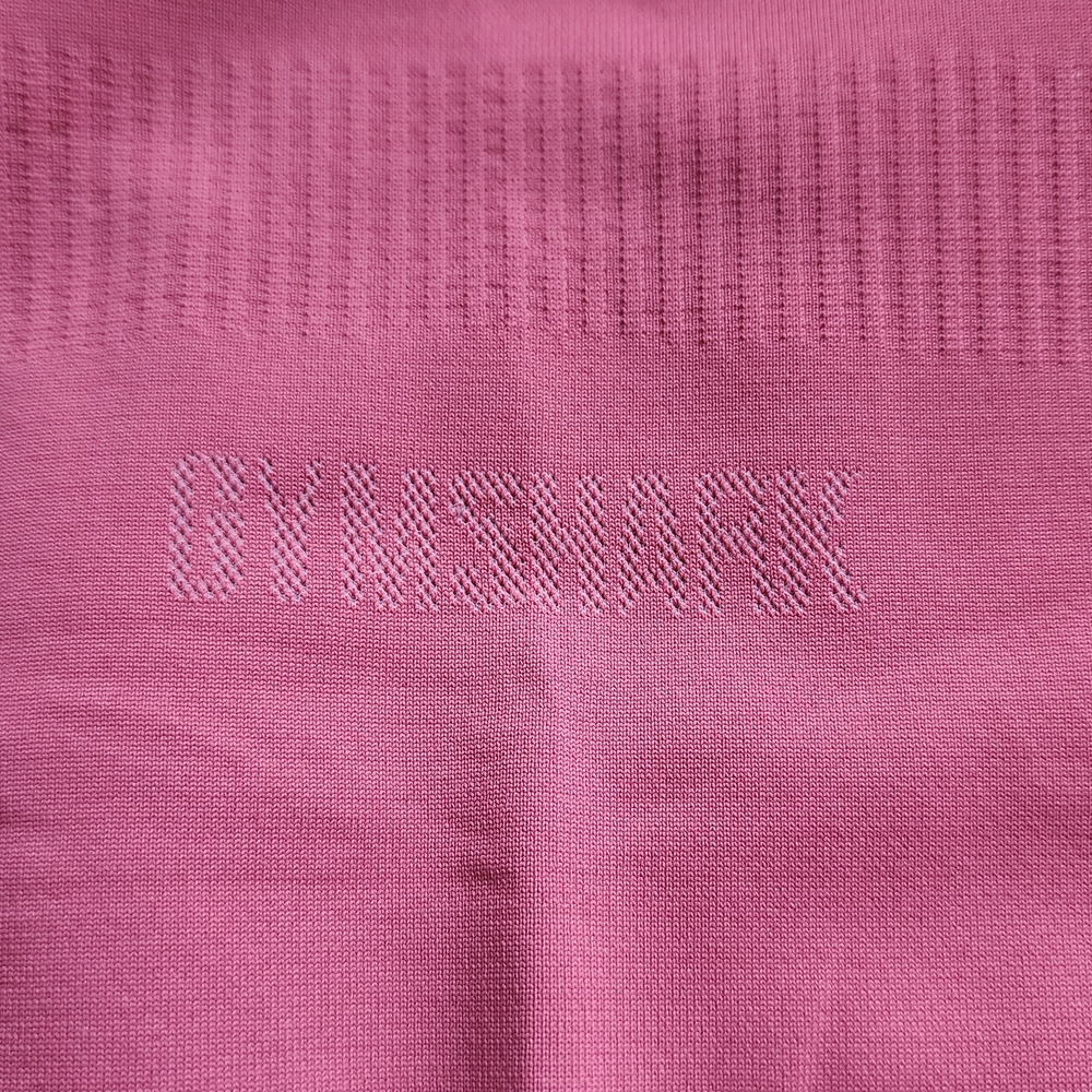 Gymshark Pink Crop Top With Drawstring